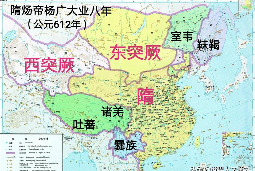 隋朝对高句丽发动三次战争，结局以隋朝惨败而收场